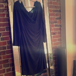 Ralph Lauren faux wrap dress